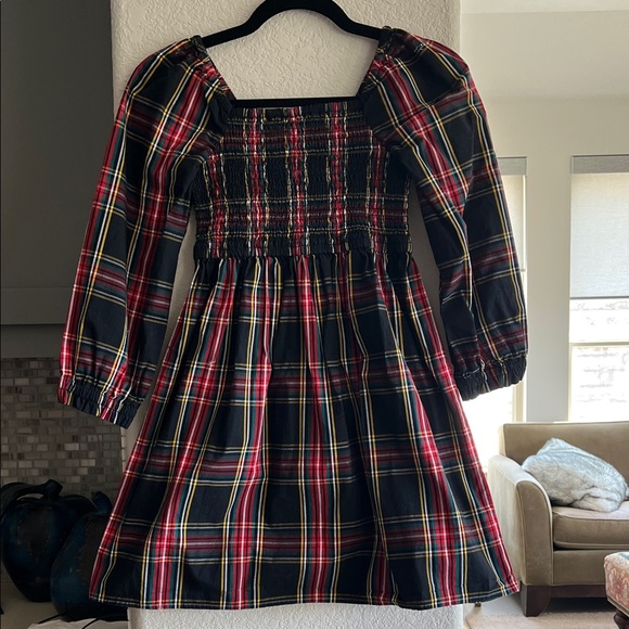 Girls J.Crew Crew Cuts Tartan Holiday Dress 8 - Picture 1 of 4